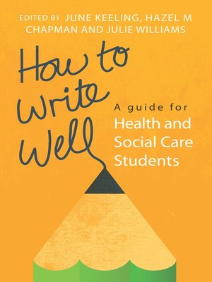 cover image of How to Write Well